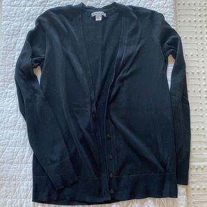 Black cardigan